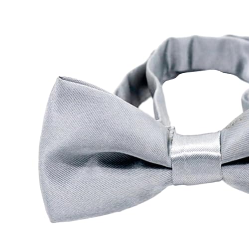 Adjustable Bow Ties Pre Tied Bow Tie Fashion Boys Neck Bowties s Bow Tie for Prom Banquet Stage Performance Formal Party, Gray3