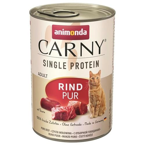 Produktbild von Animonda Carny Adult Single Protein Rind pur - 6 x 400 g