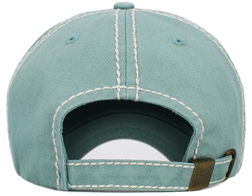 Image of KBETHOS Dog Cat Mom Dad Theme Womens Baseball Cap Distressed Vintage Unconstructed Embroidered Patch Hat