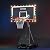 Cofiyard LED Basketball Hoop Outdoor with 44 Inch Shatterproof Backboard, 10FT Height Portable Basketball Hoop Outdoor, Adjustable Basketball Goal System with Extra Sandbag