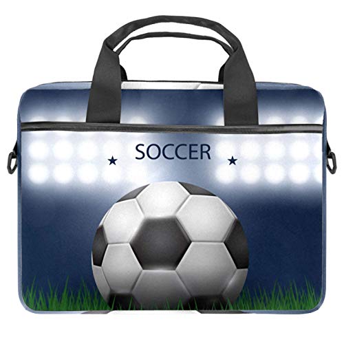 Bolso bandolera para portátil 14 pulgadas fútbol funda ligera de hombro