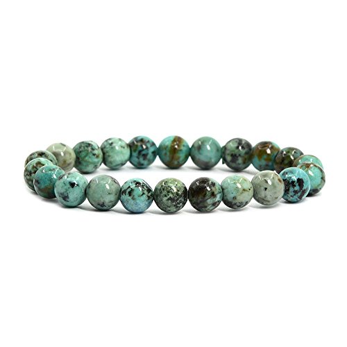 Justinstones Natural African Turquoise Gemstone 8mm...
