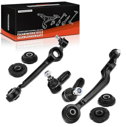 Frankberg 2x Control Arm + 2x Stabiliser Link Front Left Right Compatible with 100 4A2 100 Avant 4A5 A6 4A2 A6 Avant 4A5 Replace# 4A0407152 443419811D