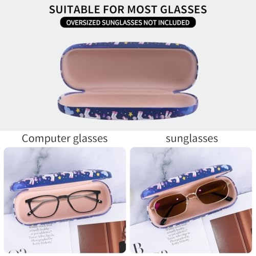 Image of PERFECTSIGHT Hard Shell Eyeglasses Case, Kawaii Protective Glasses Case for Kids, Cute Eyeglass Case for Women Men Girls