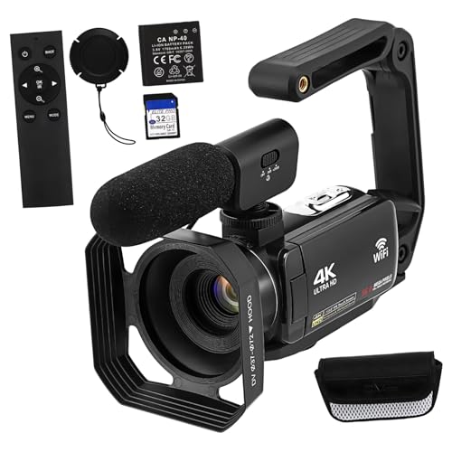 Caméra vidéo numérique contre les tremblements avec stabilisateur