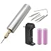 Yakamoz Mini DIY Hand Drill Battery Powered Rechargeable Cordless Micro Electric Rotary Drill with 2pcs Batteries & 15pcs Drill Bits | Battery Charger Included