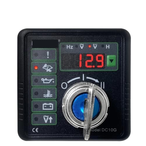 Controlador de generador DC10G evita averias electronicas con arranque manual de grupo electrogeno