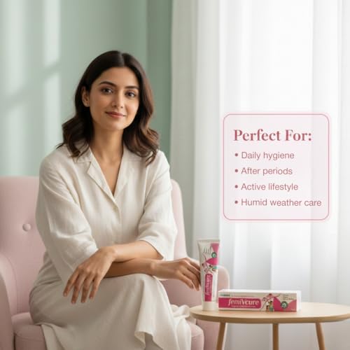 Image of Truhabit Femi V Cure Intimate Wellness Cream | Herbal Formula for Everyday Vaginal Hygiene & Comfort | Helps Soothe Irritation & Maintain Freshness | 30g