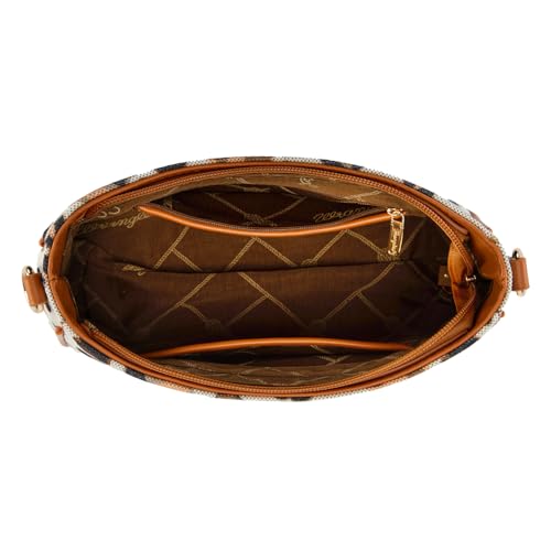 Bolso pequeño de hombro Wrangler estampado de leopardo miniatura 4