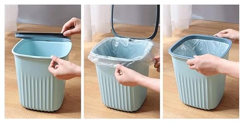 Caneca de Basura Cuadrada Sin Tapa para Baño o Cocina 1 unidad miniatura 4