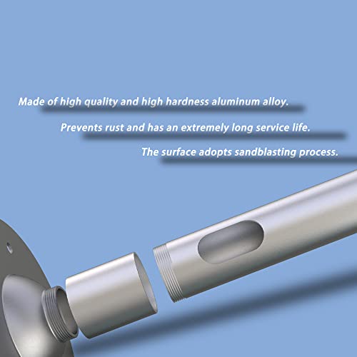 Mioagt Universal Projector Ceiling Mount, 360° Rotatable Head With Extendable Length From 11.82 Inch To 18.89 Inch, 11 Lbs Loading Capacity Anti-Rust Projector Mount, Comes With 2 Adapters, Sliver #TOP5