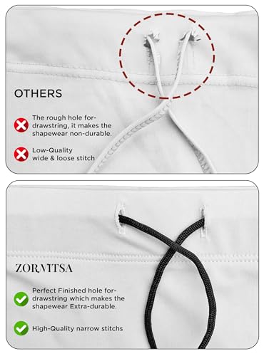 Image of ZORNITSA Cotton Lycra Saree Shapewear Petticoat for Women, Stretchable Saree Shaper Petticoat Inskirt, Shape wear Dress for Saree, Skirts