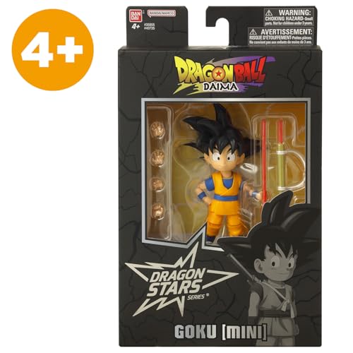 BANDAI - Dragon Ball Daima Kid Goku - Figurine Kid Goku avec Accessoires - Licence Officielle Dragon Ball - Figurine articulée Mini Goku Dragon Star 17 cm - Jouet Enfant 4 Ans et + - 40735