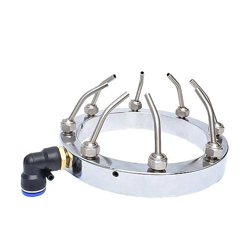 Metal Stone Cooling Device for Diameter 80 120 125 140 150 160 180 Spindle Hose Water Spray Ring for Industrial and Factory Use(100mm-01)