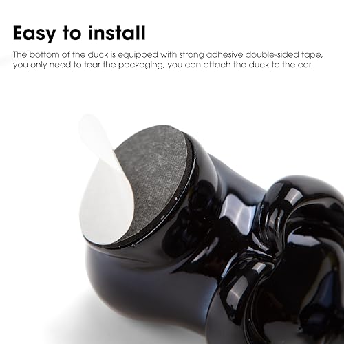 Ornamento de capô de pato irritado - 3D novidade frontal adesivo automotivo exterior, engraçado Pato