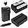 Wasabi Power Battery (2-Pack) and Charger for Sony NP-FM500H and Sony CLM-V55, Alpha DSLR SLT-A57, A58, A65, A65V, A77, A77V, A77 II, A77M2, A99, A100, A200, A300, A350, A450, A500, A550, A560, A580, A700, A850, A900