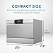 Danby DDW631SDB Countertop Dishwasher, Stainless