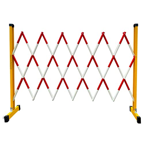 Barrière mobile extensible en métal avec roues pour sécuriser les accès industriels