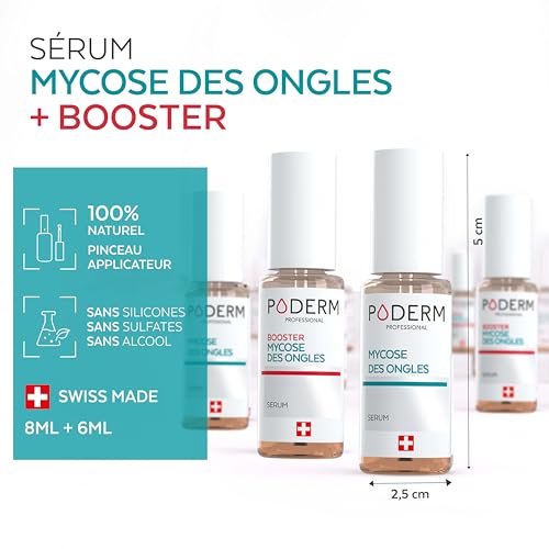 PODERM - LOT MYCOSE ONGLE SEVÈRE 2 PRODUITS | 2 Best Sellers | Traitement complet spécial Mycose difficile à traiter | Soin professionnel pied/main | Facile & rapide | Swiss Made – Image 6