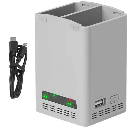 JOYSOG DJI Mini 5 Pro/Mini4/Mini4 Pro/Mini3/Mini3 Pro�h���[���p�o�b�e���[�[�d��o�����[�d�n�u�A�N�Z�T���[(65W�[�d��)