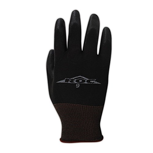 Magid Roc Lightweight Polyurethane Palm Coated Black Work Gloves Size 9/Lbp169 (12 Pairs) #TOP3
