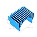 Homoyoyo Motor Heatsink Cooling Fan for Motors Aluminum Alloy Heat Sink Carbon Brush for Rc Cars