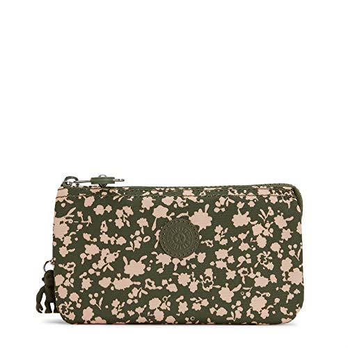 Image of Kipling Women's Creativity Large Pouch, Versatile Cosmetics Kit, Lightweight Nylon Travel Organizer FRESH FLORAL