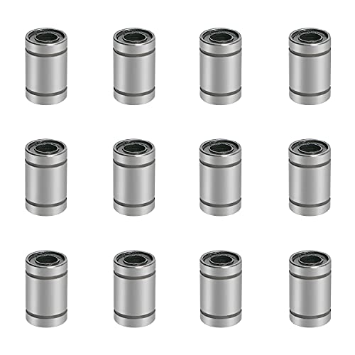 Roulement à billes LM6UU fluide à 4 rangées Sae52100 pour guidage précis d'imprimante 3D
