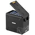 BougeRV 12 Volt Car Refrigerator Dual-System & Dual-Zone Aspen 50, Electric Cooler Portable Freezer Fridge, Quick Freeze to -9 °F with IceDrive,50L (53QT) Compressor Freezer(Battery not included)