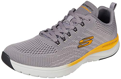 Skechers Ultra Groove - TEMPL Mens Shoes (Numeric_8) Grey Yellow (B085B6GMXR) Amazon Price History, Amazon Price Tracker