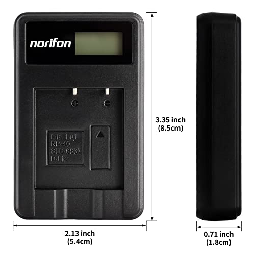 NP-40 LCD USB Caricatore per Fujifilm FinePix
