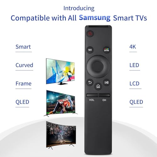 Image of ALERHA Compatible with Samsung Smart 4K Tv Remote Led UHD QLED Television and Monitor Suitable for Frame Ultra 6 7 8 Series with Hot Keys BN59 Model Without Voice Command