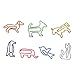 Uonlytech 30pcs Golden Horse Paper Clips Creative Animal Bookmarks Strong Paper Holding Clamp for Home Office School Use Adorable Design for Document Organization