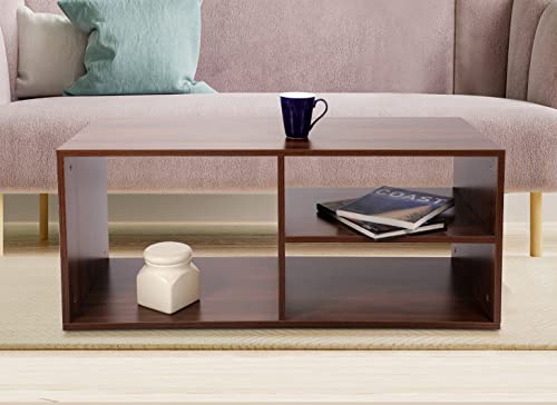 Image of Engineered Wood Coffee Table Walnut Finish (Columbian Walnut)
