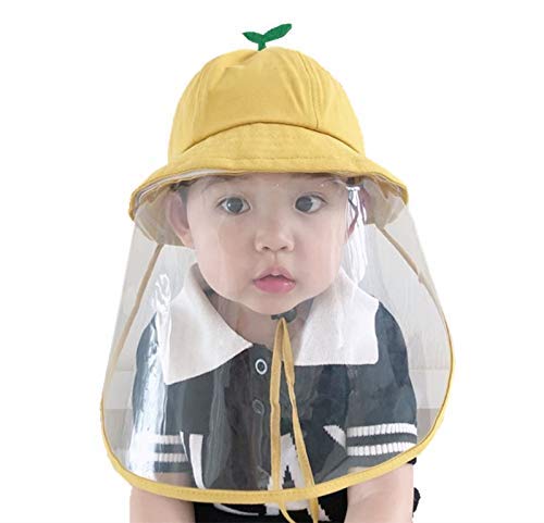 Sun Hats for Dust Proof Packable Sun Hats for Dust, Outdoors, Sports, Hat Infant Warm,Protection Sun Hat Suitable for Baby (3-18 Months) Yellow