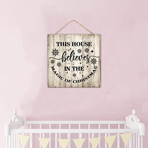 Panneau de décoration murale rustique à offrir comme cadeau de Noël mémorable - 6