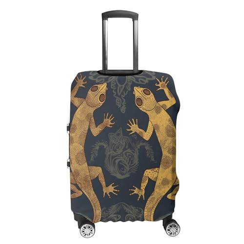 Gecko Lizards Printed Luggage Cover Protector, Fits 18-32 Inch Luggage4
