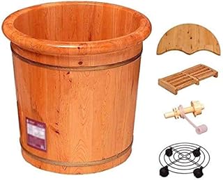 Barril de madeira Spa para os pés Presente doméstico Banheira de imersão para os pés, Banheira de imersão para os pés de madeiraBanheira de pés, Barril de banho para os pés de madeira Barril de