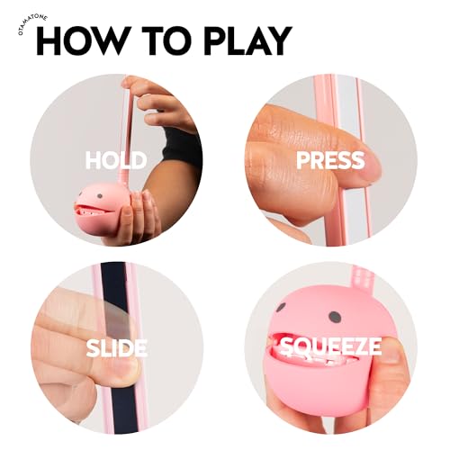 Otamatone Regular Strawberry, Japanisch Elektronisches Musik Instrument, Tragbar Digitale Musikinstrumente Synthesizer, Kinder Teenager Erwachsene, Spaß Coole Geburtstag Weihnachten Geschenk Spielzeug