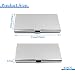 CiciIng Business Card Holders, 2 Pcs Stainless Steel, Super Light, Card Case for Men and Women