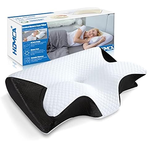 HOMCA Oreiller Ergonomique Cervical, 2 Cover