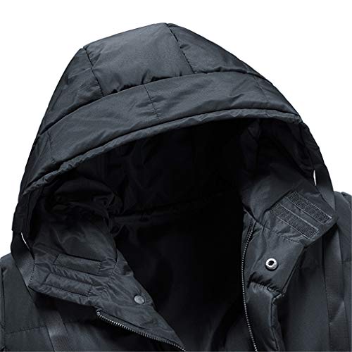 Alalaso Men's Lightweight Packable Puffer Down Jacket Insulated Resistant Fall Coats With Hood #TOP3