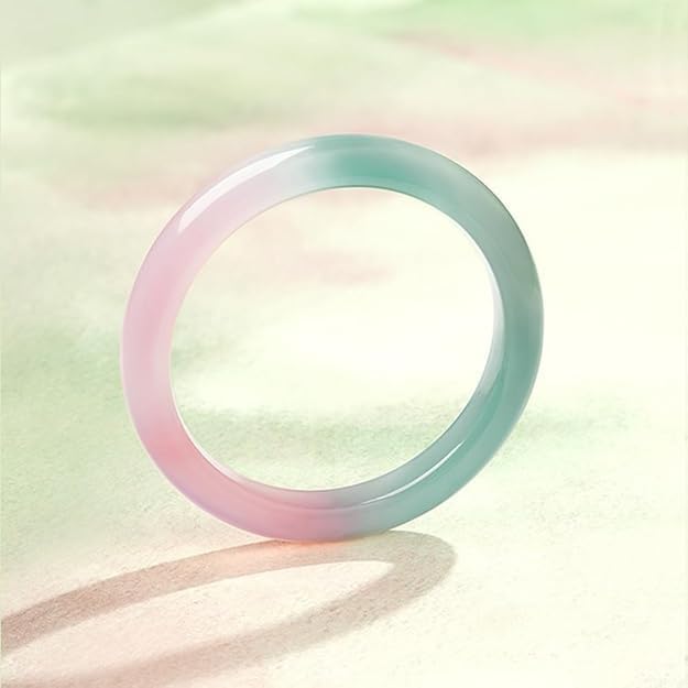 URED Jade Bangle Bracelet for Women, Good Luck Bangle, Wealth Feng Shui Bangle, Elegant Round Bracelet - Image 4