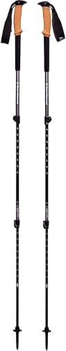 Miniatura 12 de BLACK DIAMOND Bastones de senderismo para senderismo (par) | Bastones de senderismo de aluminio ligero | Puños naturales, corcho o espuma | Cañas
