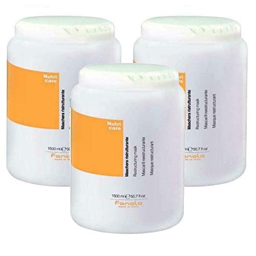 3 x Máscara reestructurante Fanola Nutri Care - 1500 ml
