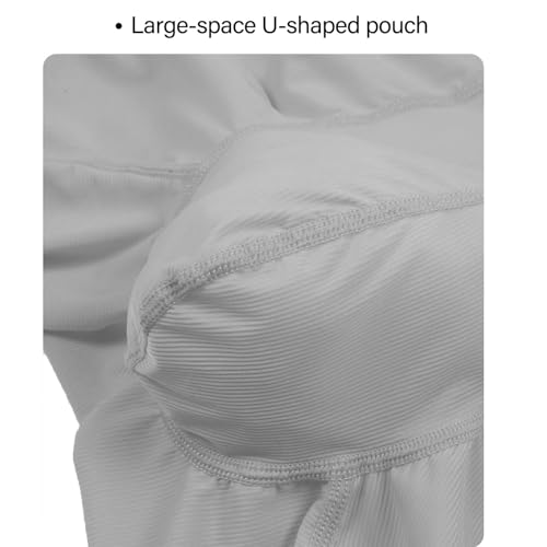 Men's Ice Silk Mesh Boxer Briefs See Through Sports Underwear Ultra Thin Anti Crotch Extended Shorts4