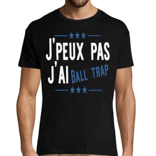 T-Shirt Papa Anniversaire Original Rigolo pour surprendre un passionné de ball trap