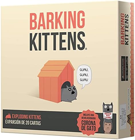 Asmodee Exploding Kittens Barking Kittens, Expansión del Juego de...