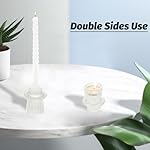 Tealight Candle Holder, Taper Glass Candlestick Holders, Votive Candle Stick Candle Holder for Table Centerpiece Wedding Dinner - Image 4