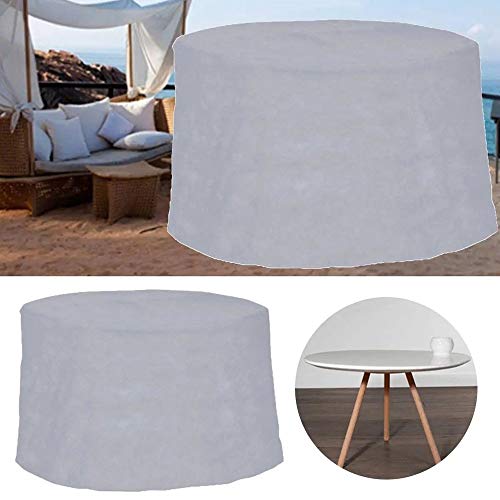 ZDAMN Sofa Cover outdoor Outdoor Waterproof Furniture Cover Dustproof Desk Table Chair Cover (Color : Gray, Size : 320x94cm)